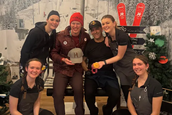 Atleta paralimpico canadese a casa HERO