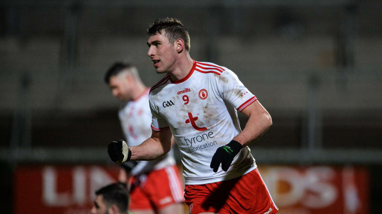 Padraig McNulty struck a goal for Tyrone against Antrim.
