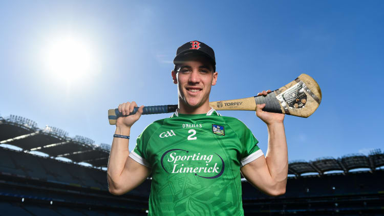 Limerick hurler Sean Finn pictured at the launch of the 2018 Fenway Classic.