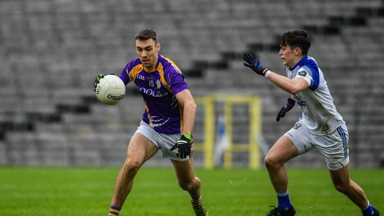 Conall Jones scored three points for Derrygonnelly Harps against Ederney St Joseph's.