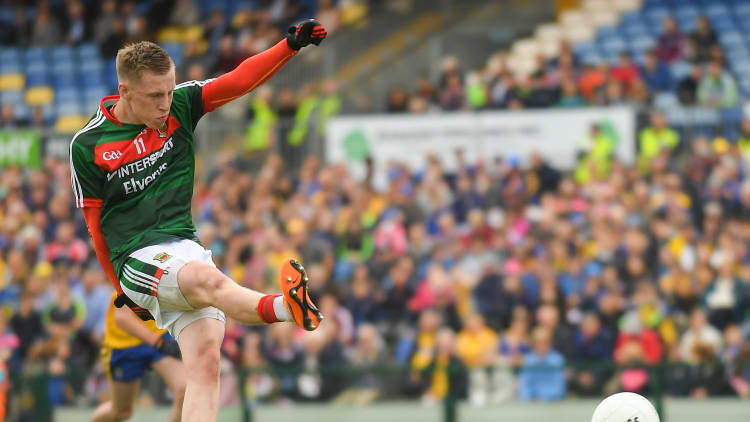 Promising Mayo Under 20 forward Ryan O'Donoghue.