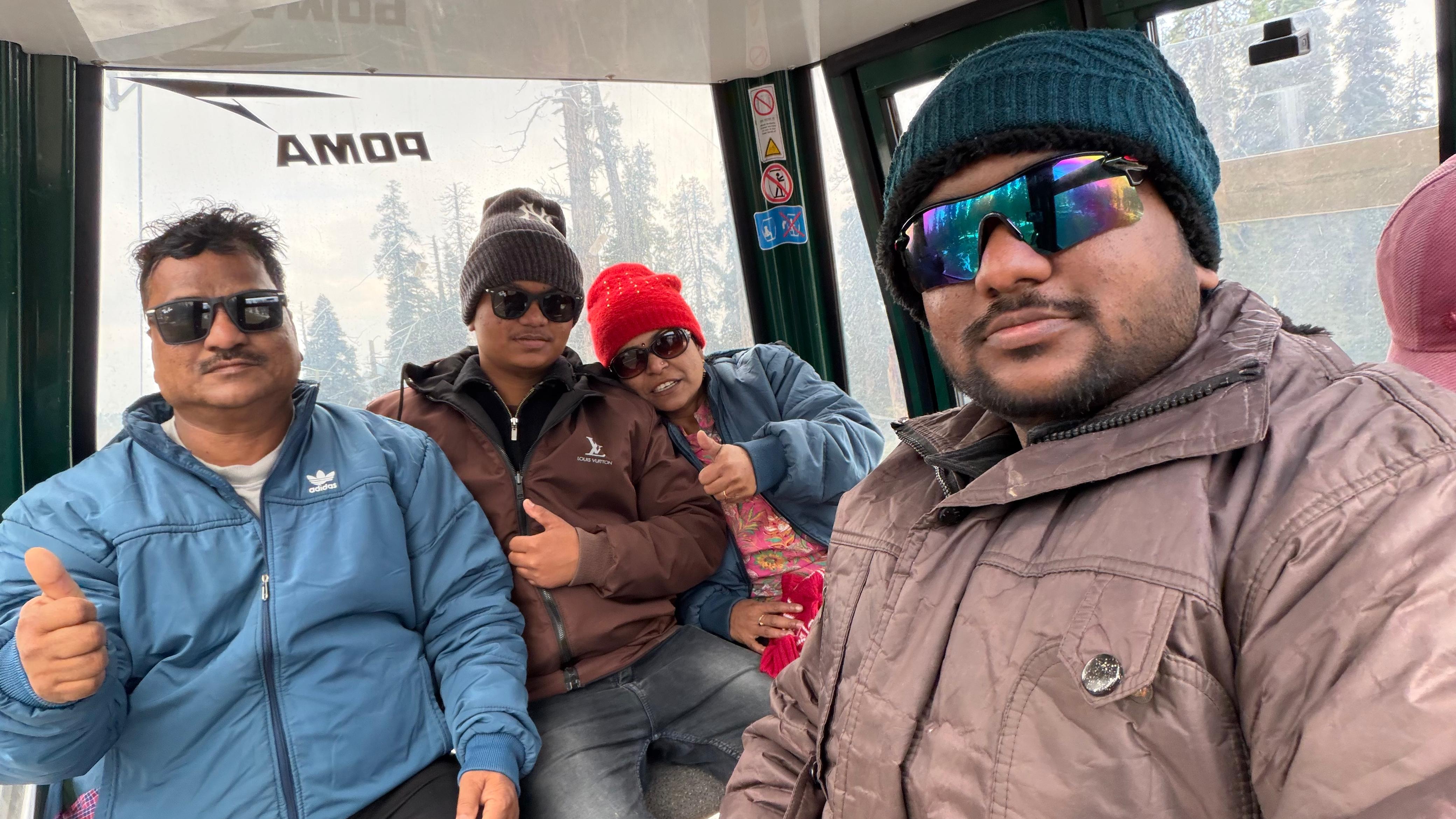 Kashmir scenic travel moment