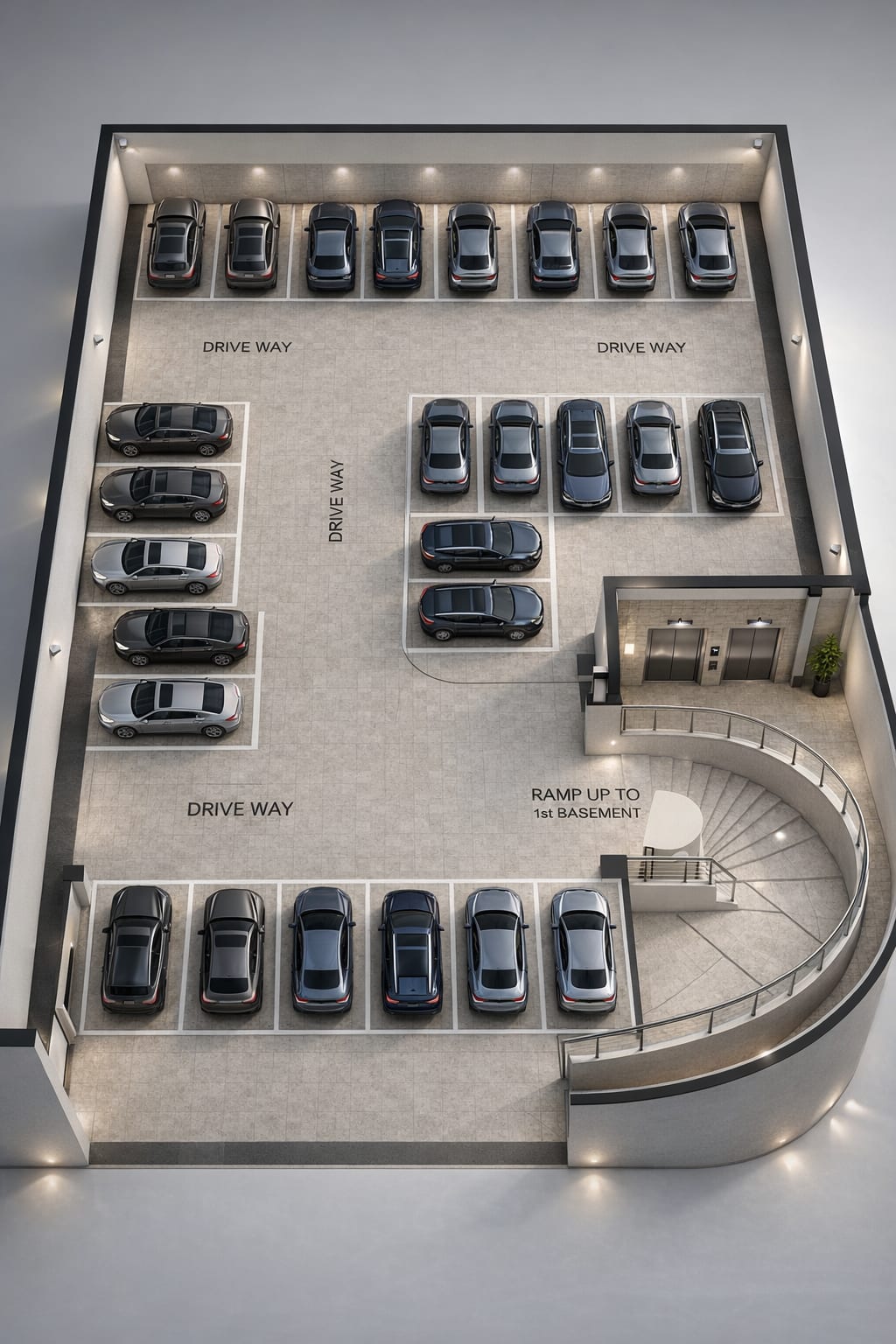 2nd Basement Floor Plan