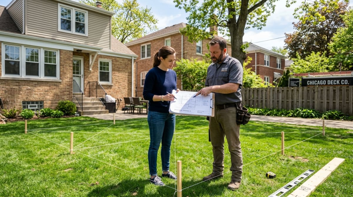 Featured project image for Deck Building Permits in Chicago 2026: Complete Homeowner's Guide to Requirements and Regulations