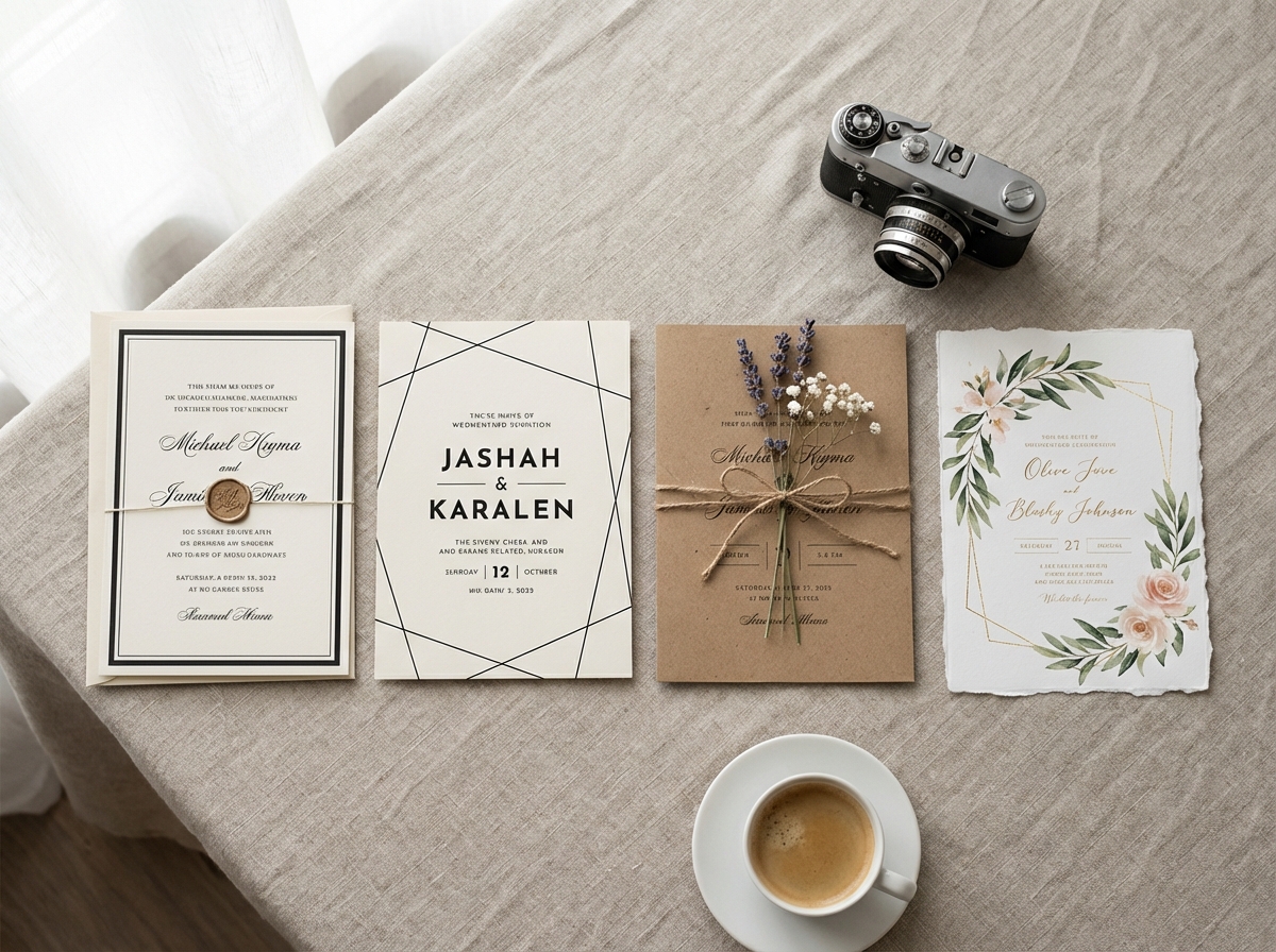How to Choose the Perfect Wedding Invitation Style for Your Big Day 