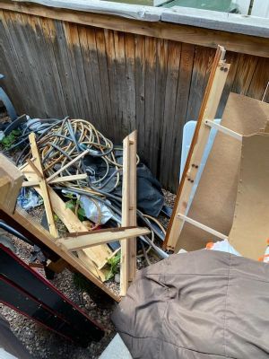 junk hauling service Aurora CO before and after