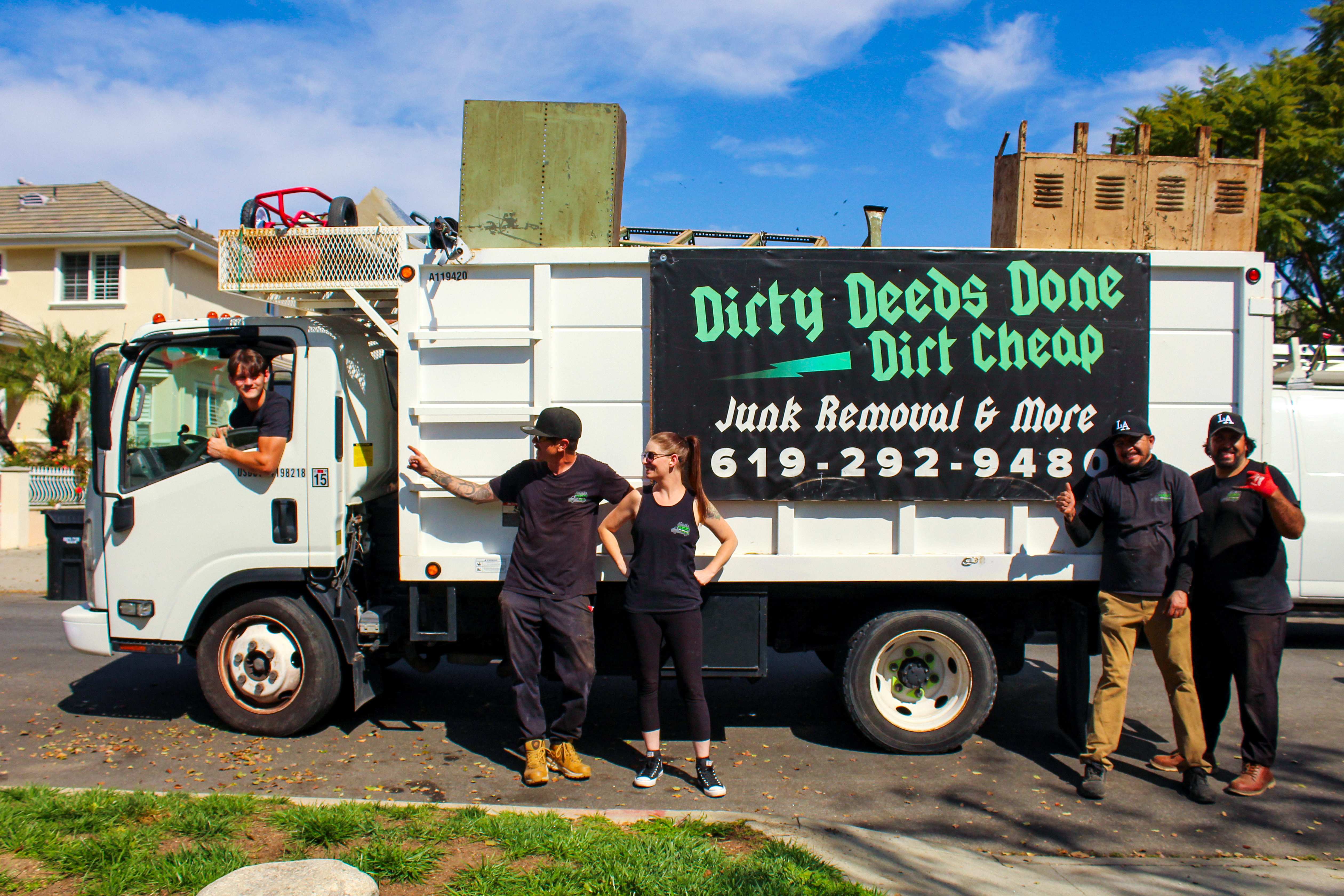 Dirty Deeds junk removal crew serving Encinitas CA
