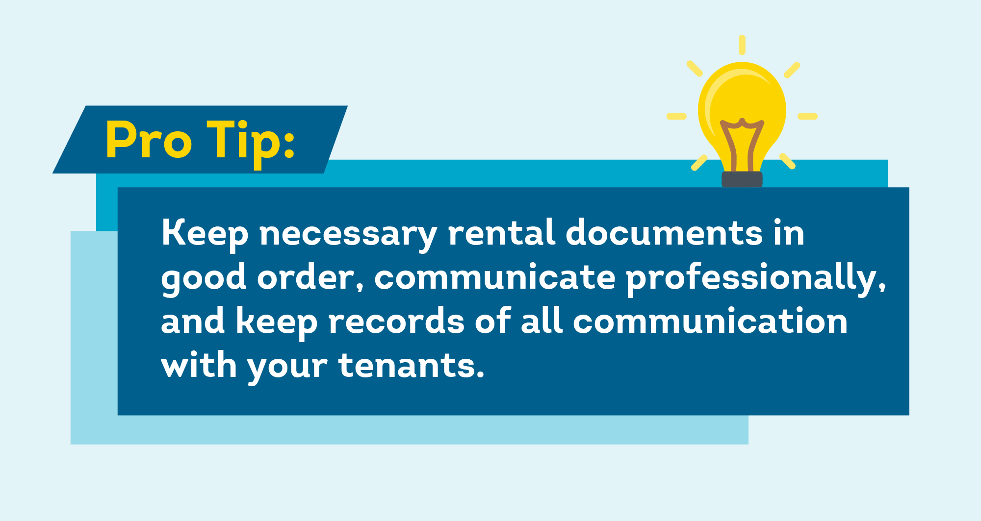 Pro Tip: keep your rental documents in good order