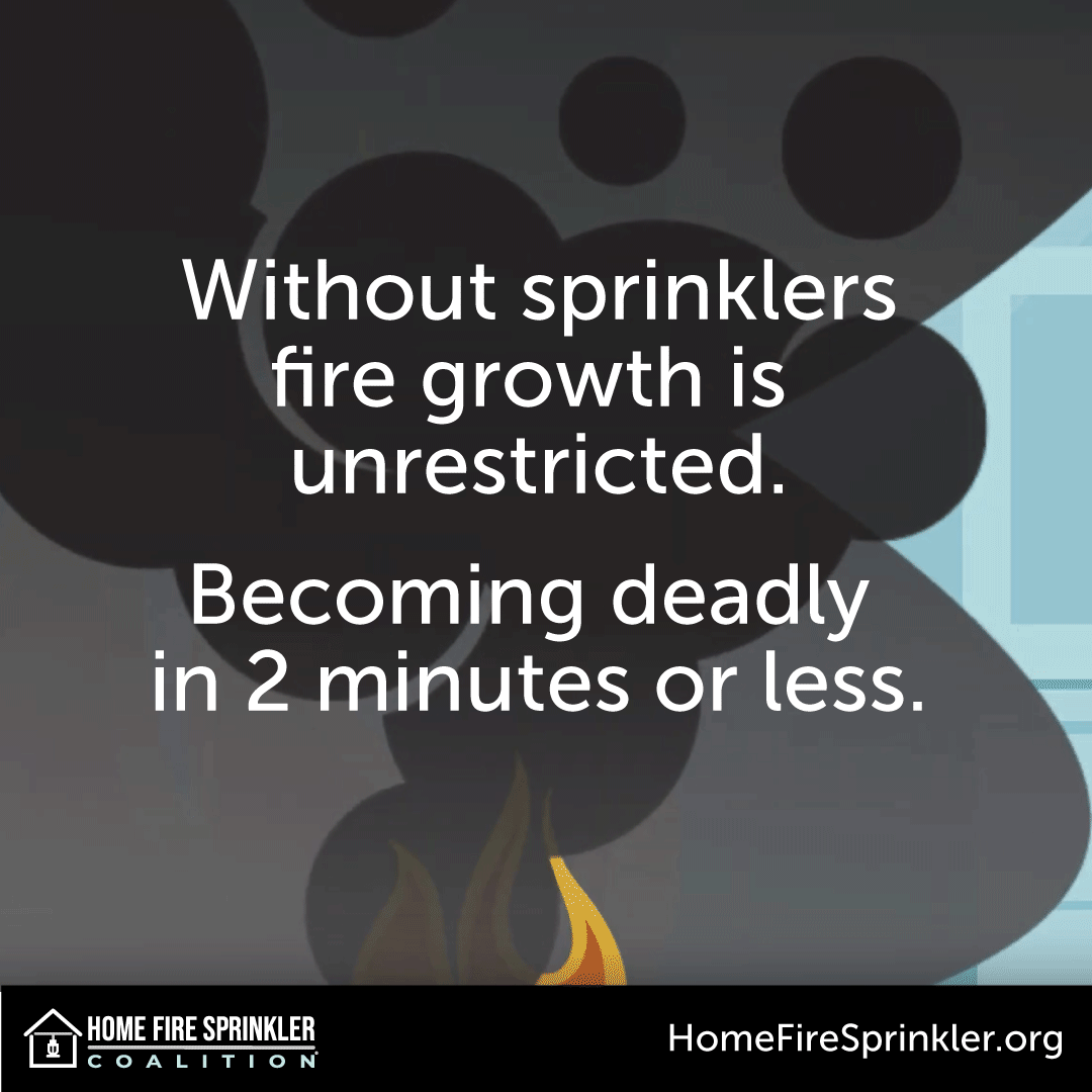 Fire beomes deadly in 2 minutes