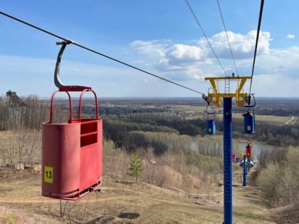 Уфимская канатная дорога открыла сезон
