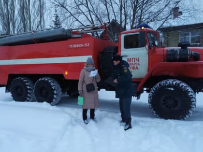 Профилактические рейды в районе выезда подразделения