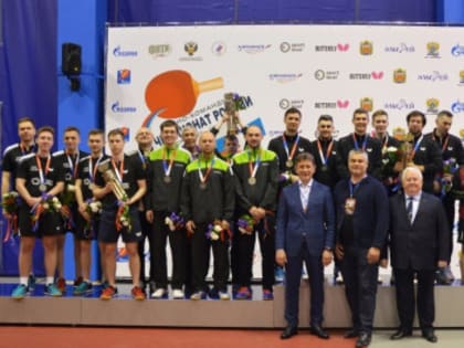 Сборная Башкирии по настольному теннису - призер первенства России