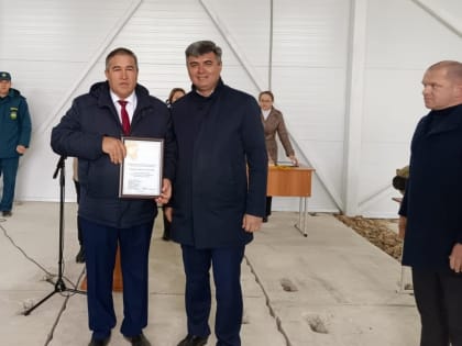 Открытие нового гаража в Кулгунино для хранения техники