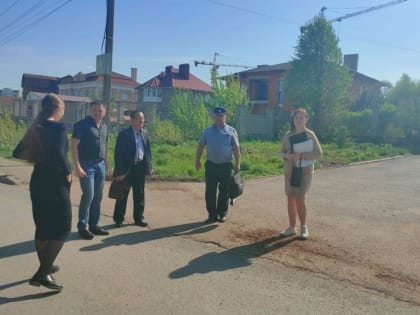 Объезд в рамках районного этапа конкурса уличных комитетов