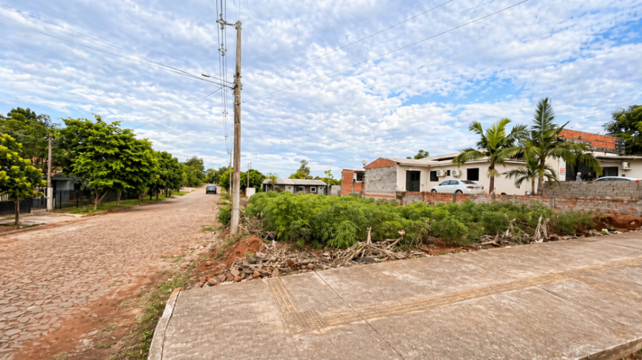terreno em Centro, Independência, RS - 🔖 À VENDA | TERRENO DE ESQUINA NA AV. IGNÁCIO PINTO EM INDEPENDÊNCIA