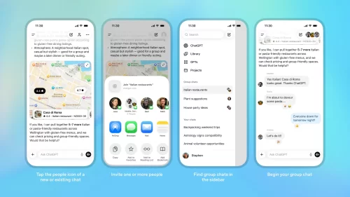 ChatGPT Group Chats Are Live For All Users Globally