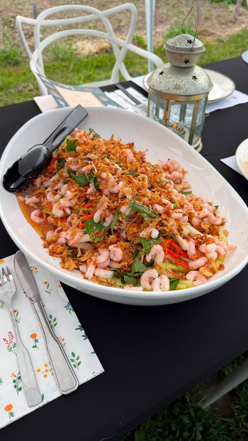 Gỏi Ngó Sen, lotus stem salad with shrimp and herbs