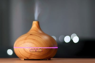 using essential oils in a diffuser