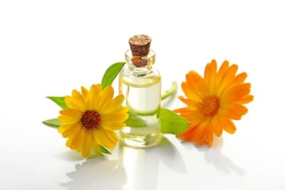 a treatment using essential oils