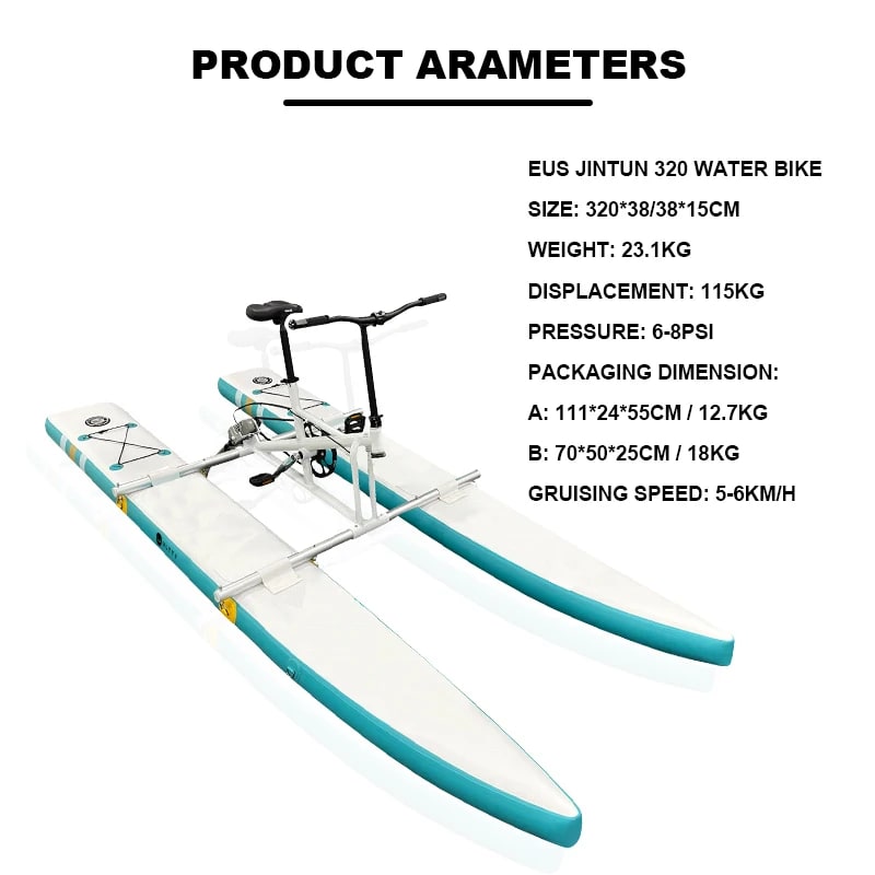Water Bike – La bicicletta galleggiante per pedalare sull’acqua - Immagine 2