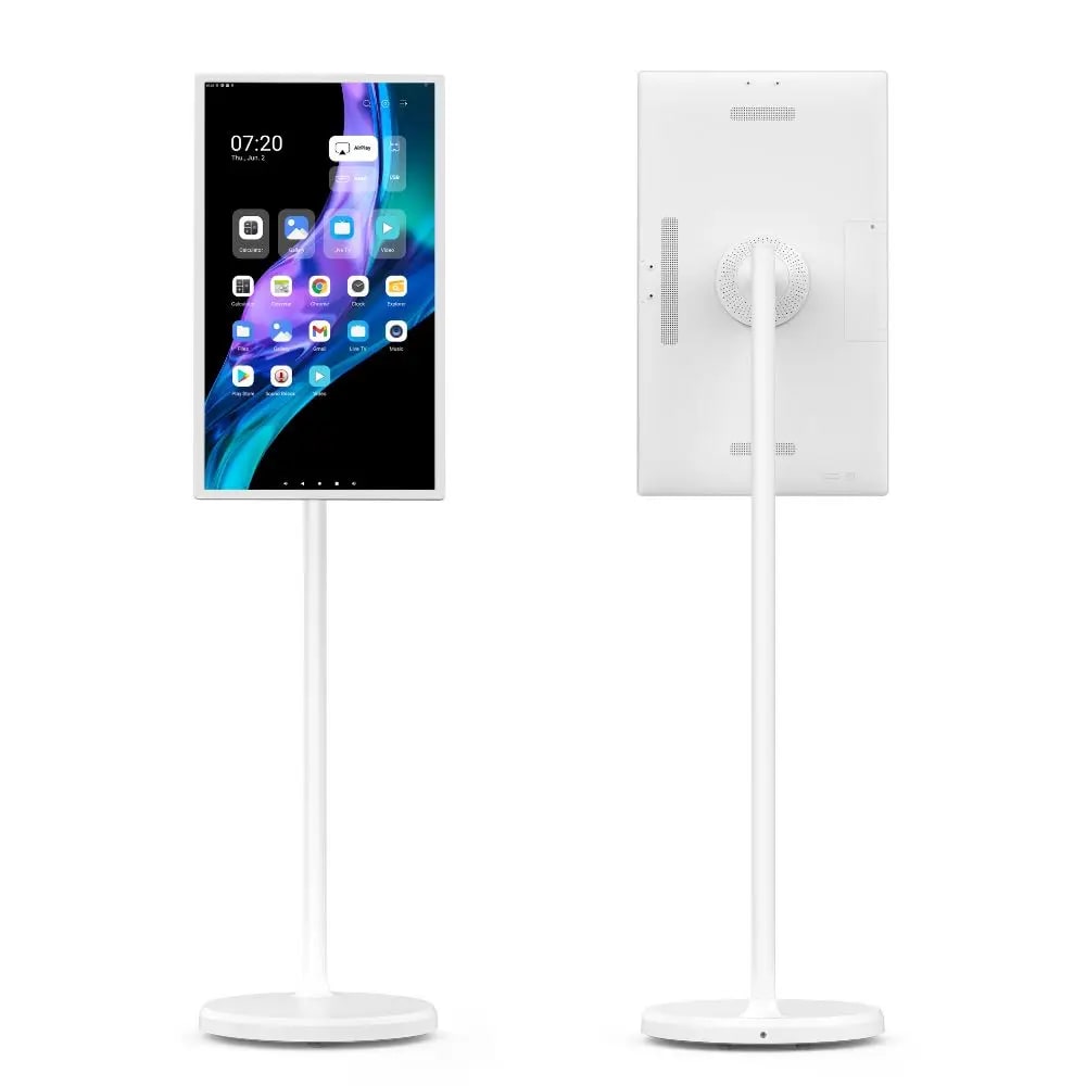 TV Portatile Touch Screen Da 32 Pollici, Monitor Ruotabile 1080p 6+128G