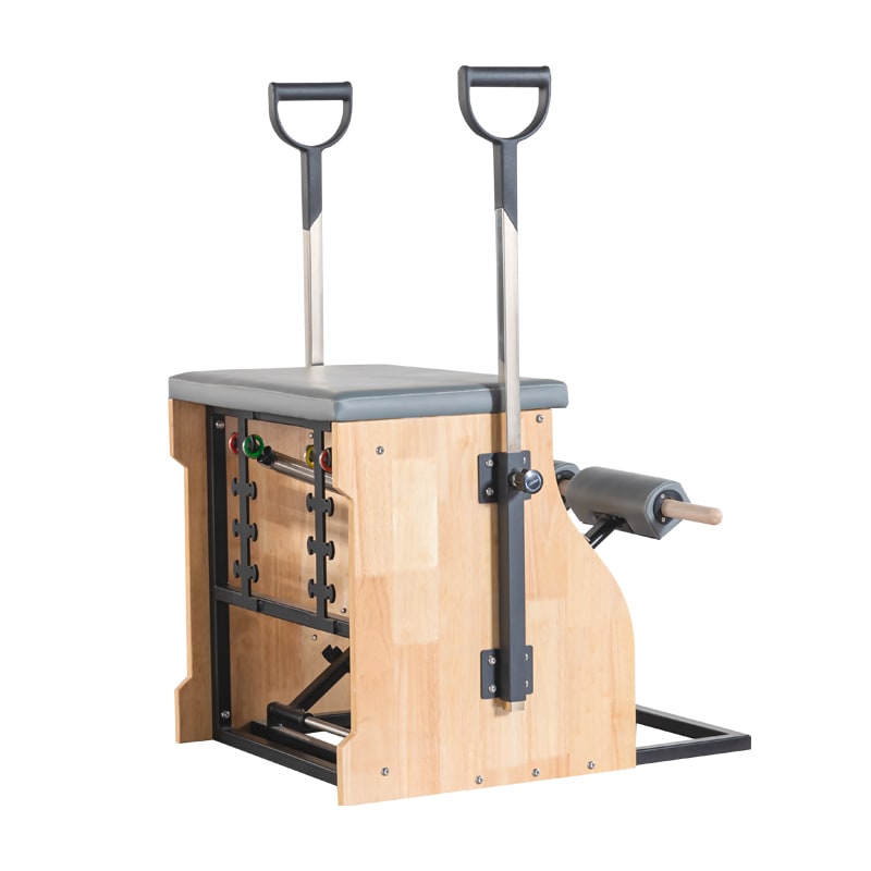 Sedia Pilates riformatore Portatile in legno di quercia - Immagine 5