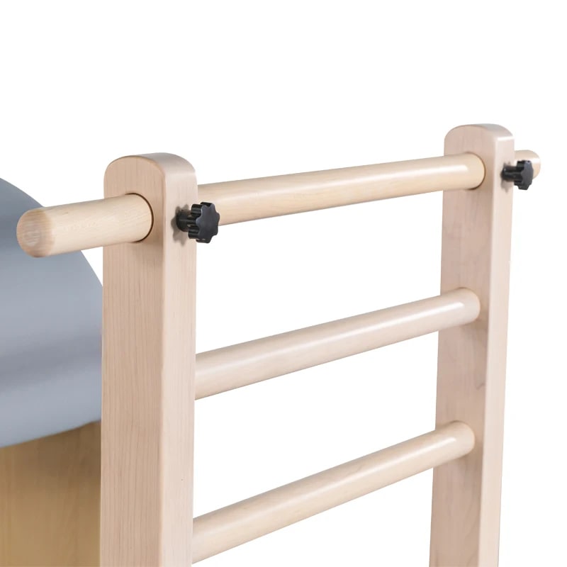 Barile a Scala Pilates Portatile e Regolabile in Legno d’Acero - Immagine 2