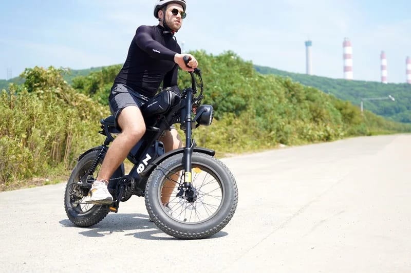 Bicicletta elettrica Fat Tire 20x4.0 con Doppia Batteria-48V 15.6Ah*2 - Immagine 2