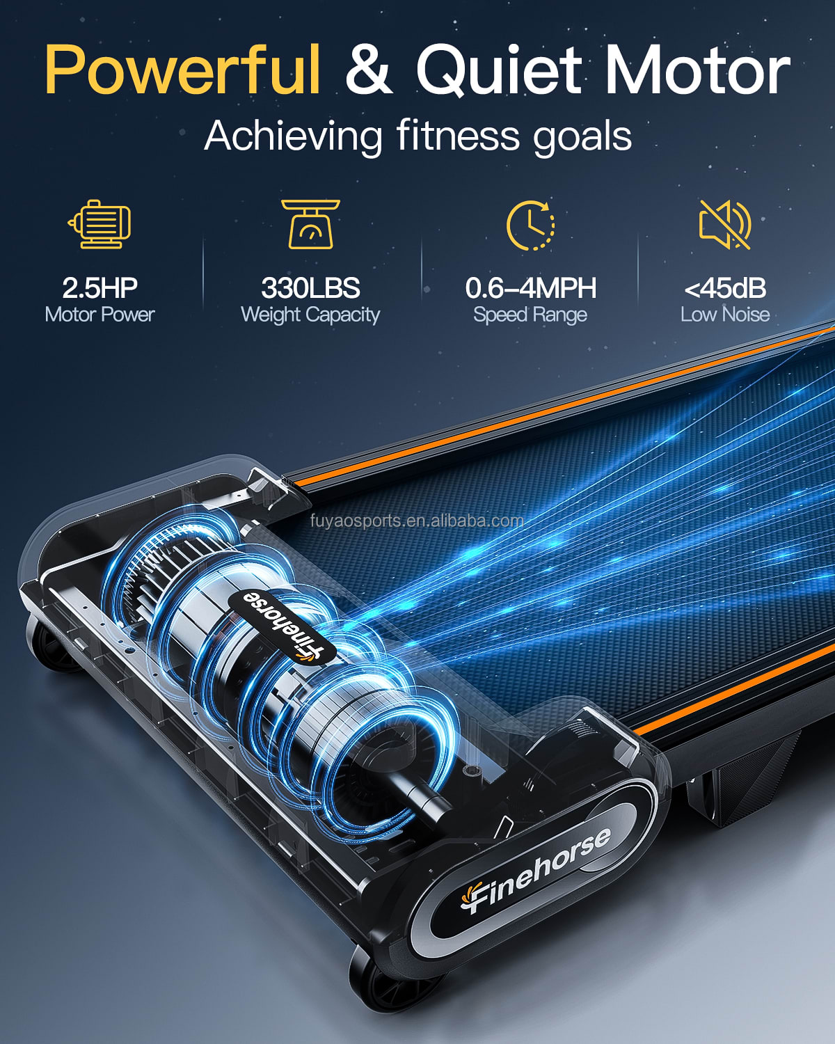 Tapis Roulant Pieghevole con Inclinazione Automatica 13% - Immagine 3