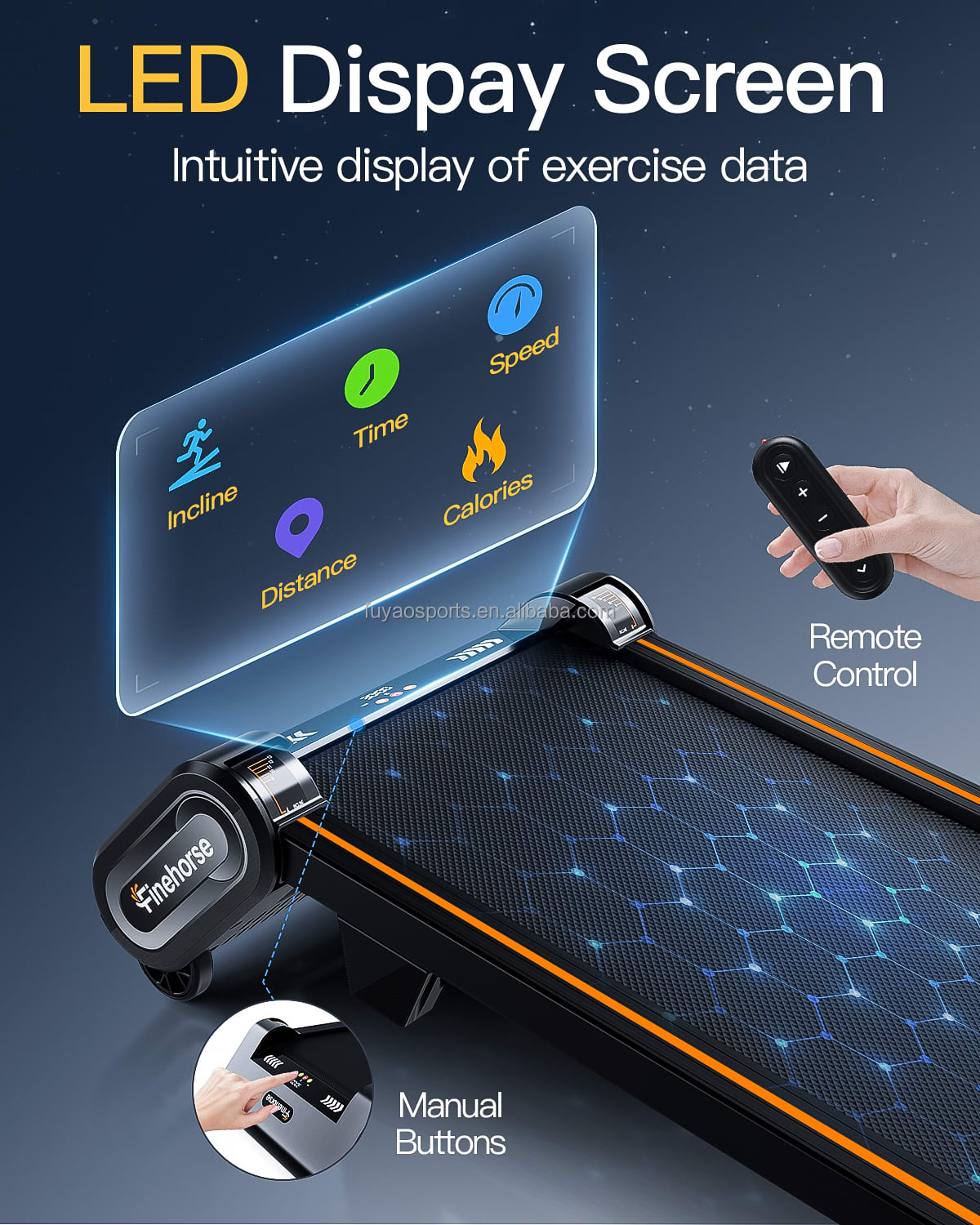 Tapis Roulant Pieghevole con Inclinazione Automatica 13% - Immagine 5