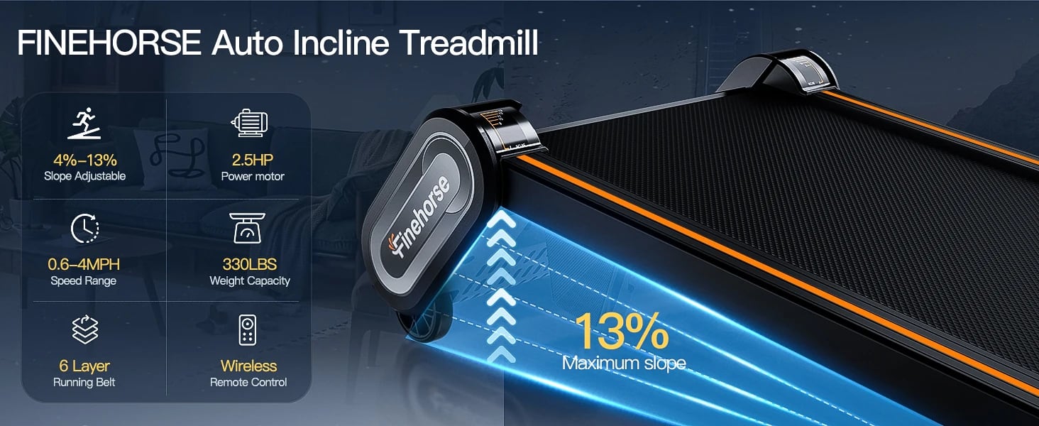 Tapis Roulant Pieghevole con Inclinazione Automatica 13% - Immagine 8
