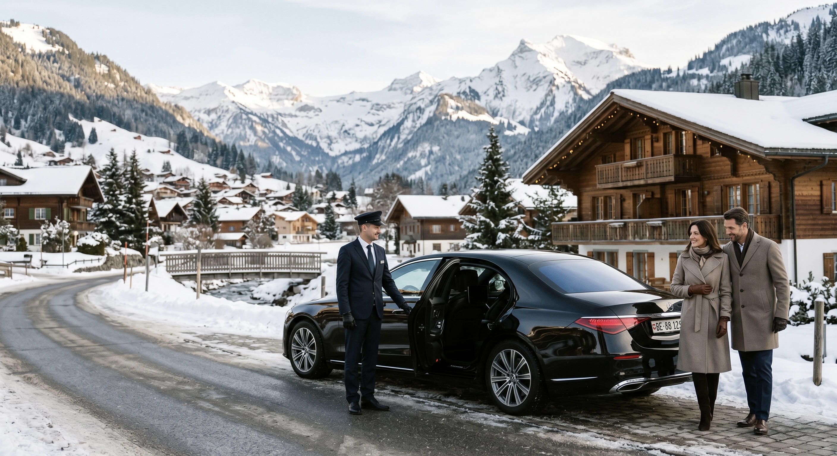 Gstaad Luxus Chauffeur Transfer: Der komplette Leitfaden für den Skiurlaub in den Alpen