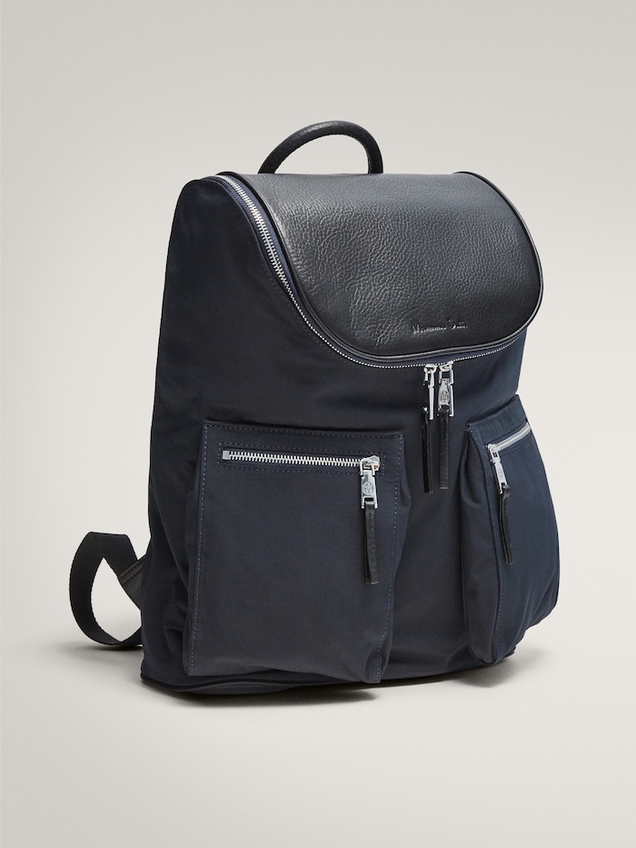 Рюкзак из кожи Massimo Duti, 9900 р. (massimodutti.com)