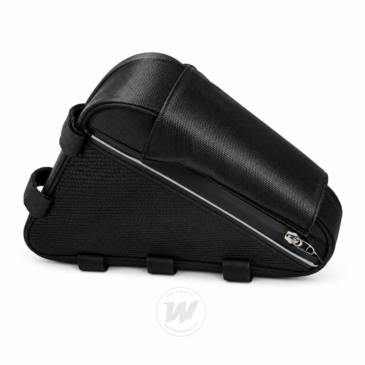 Bolsa triangular negra para batería de bicicleta eléctrica, Tamaño-M.