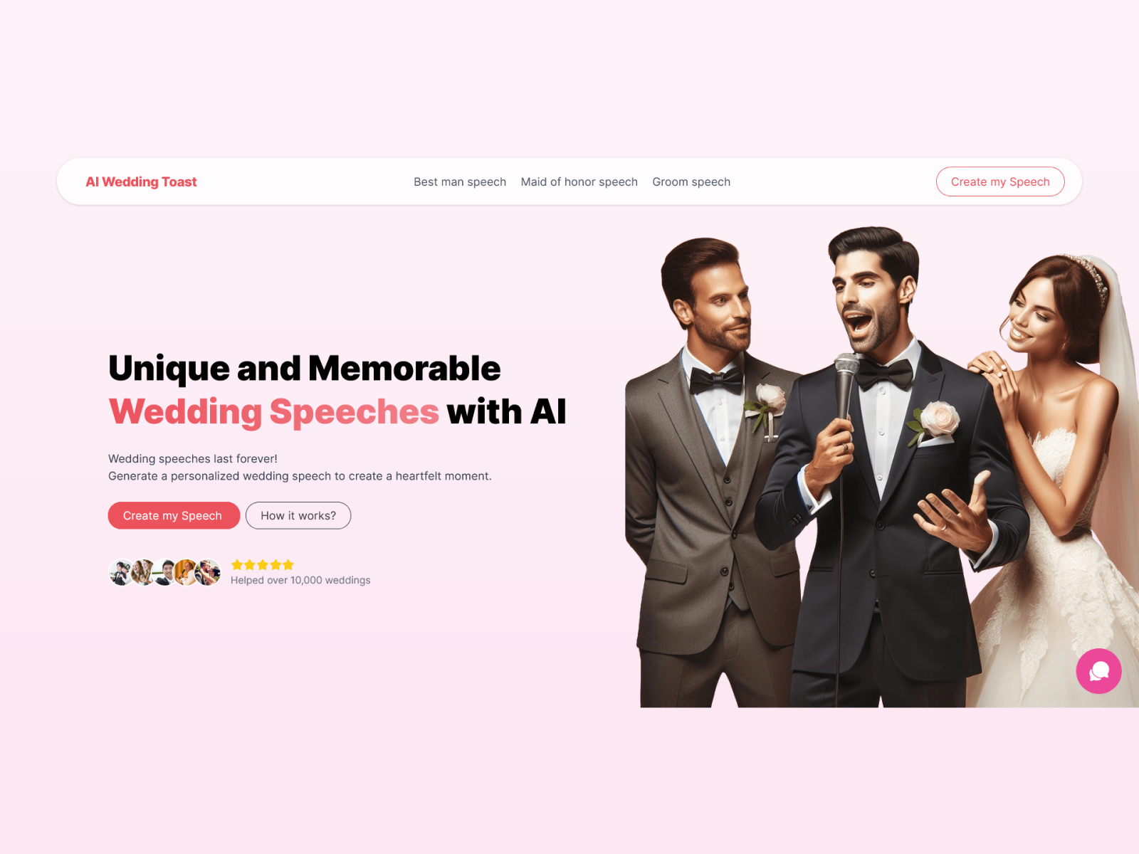 AI Wedding Toast screenshot