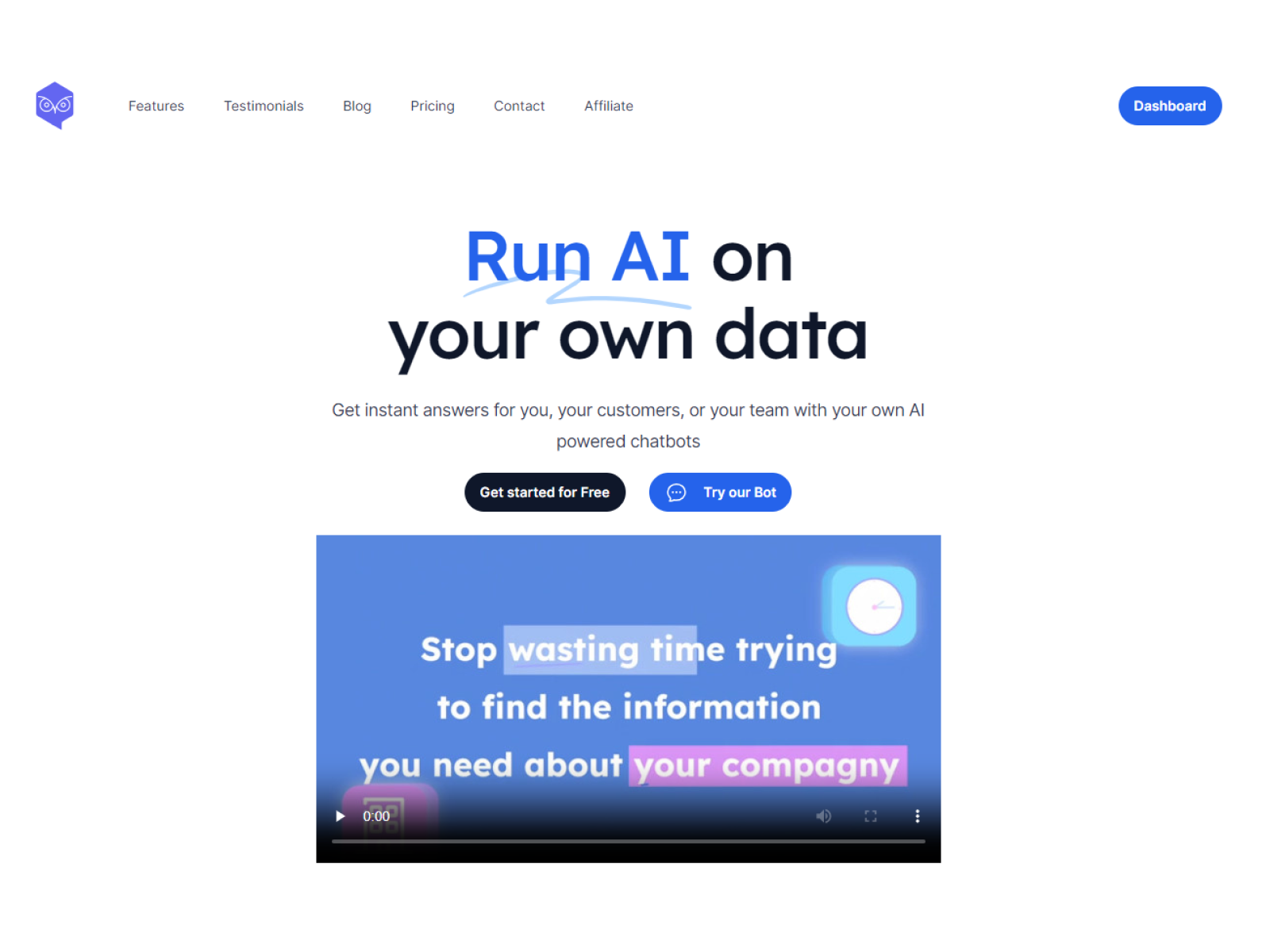 Owlbot screenshot