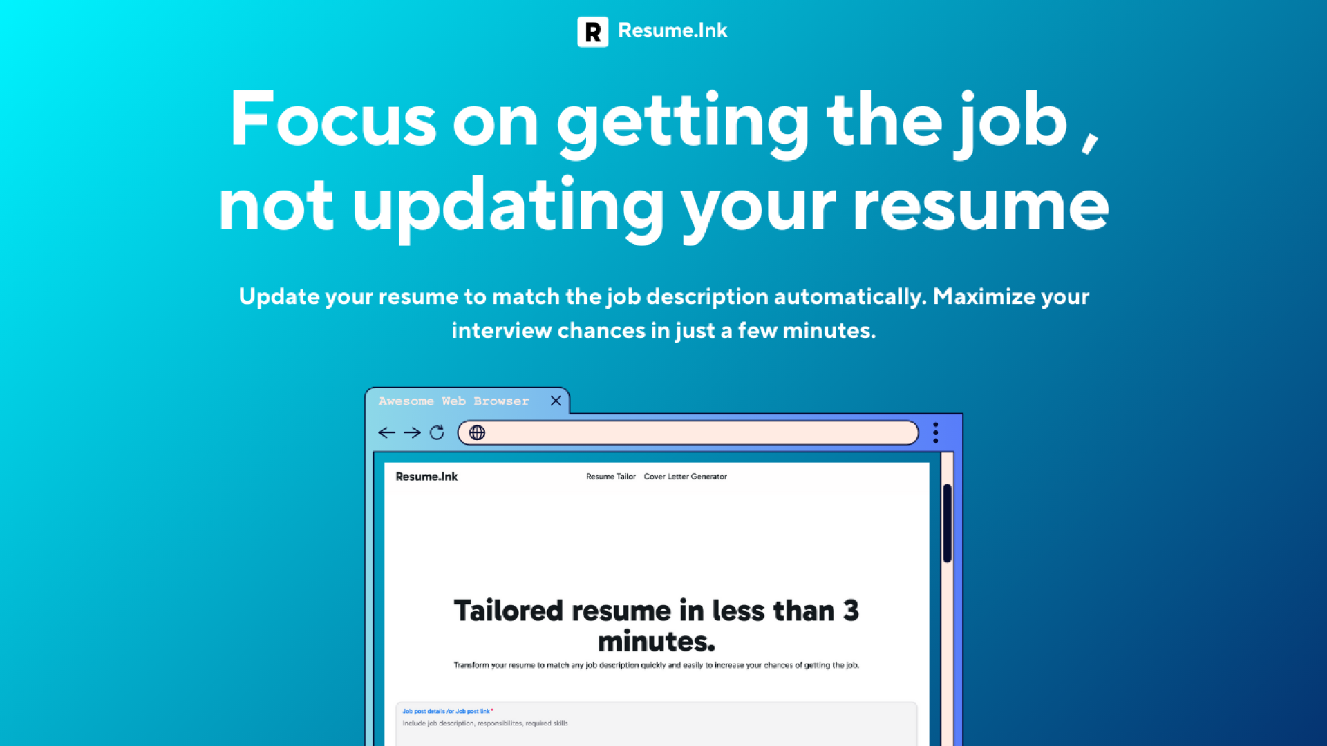 Resume Ink screenshot