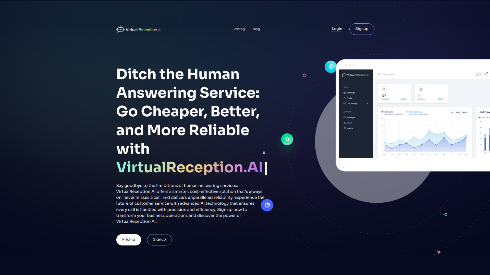 VirtualReception.AI screenshot