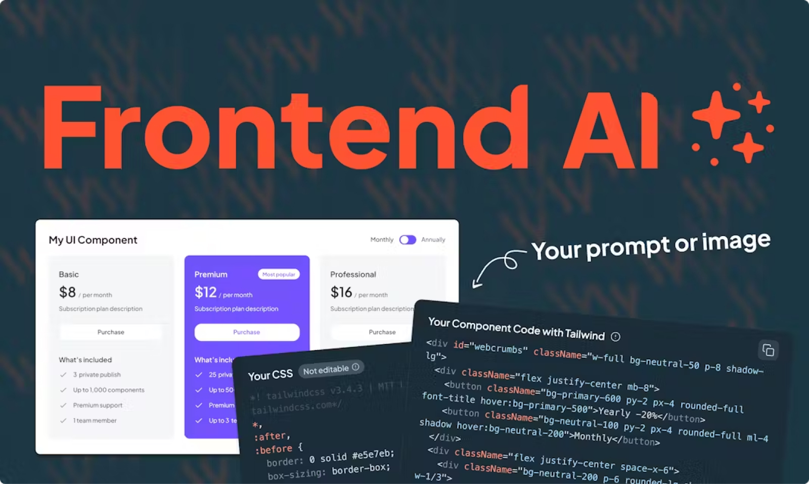 Frontend AI screenshot