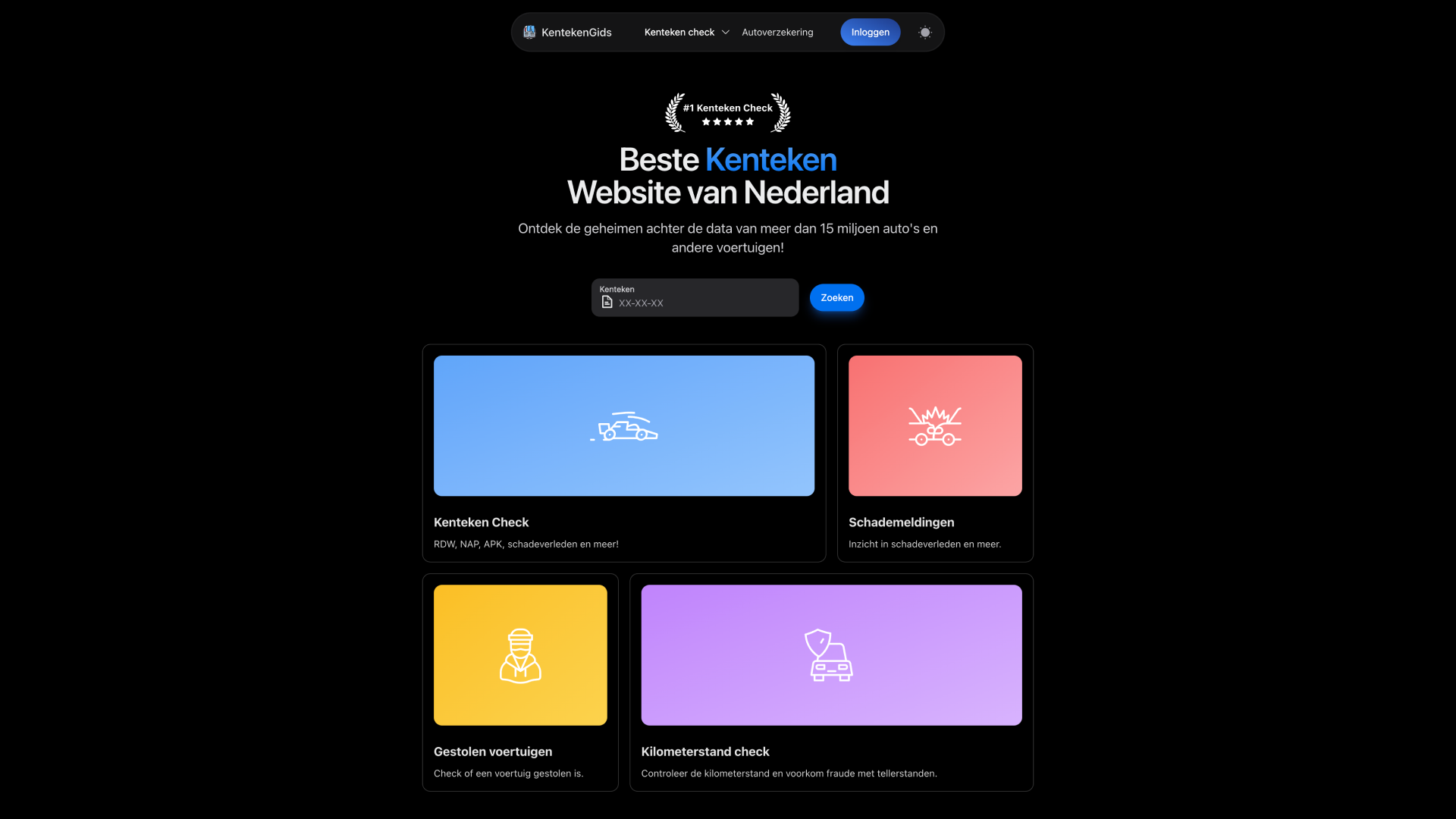 Kenteken Gids screenshot