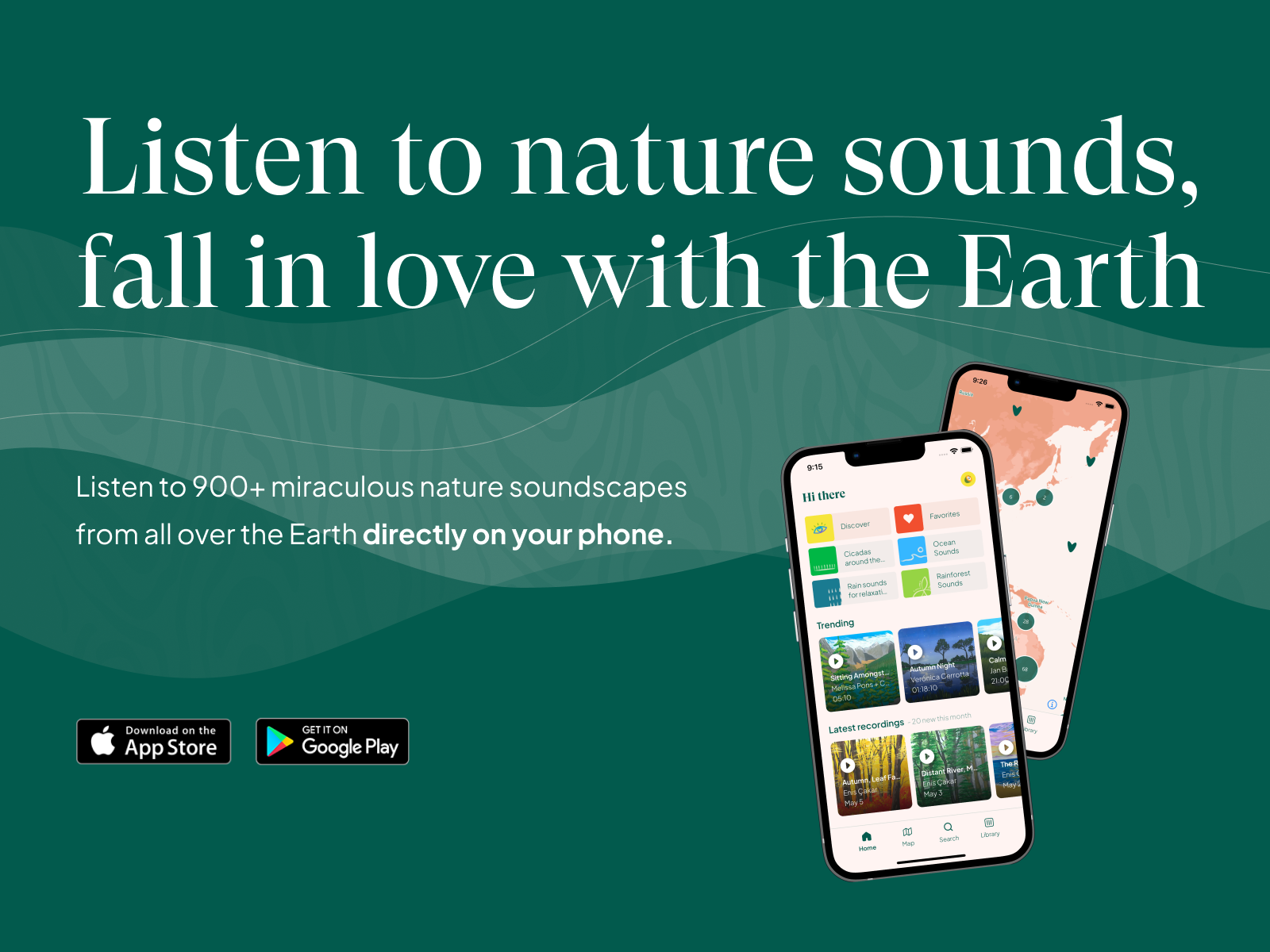 Earth.fm app screenshot