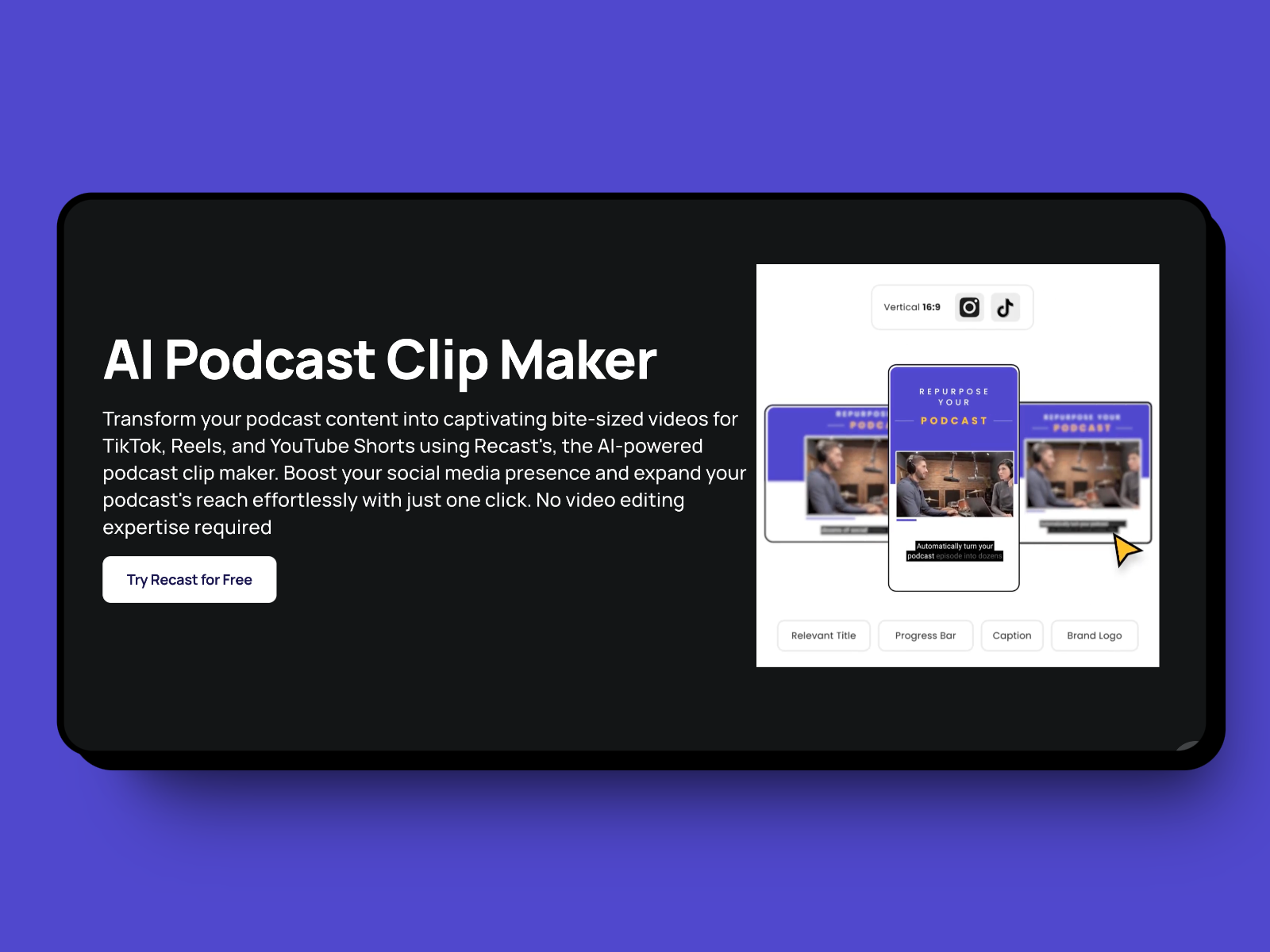 Podcast Clip Maker screenshot