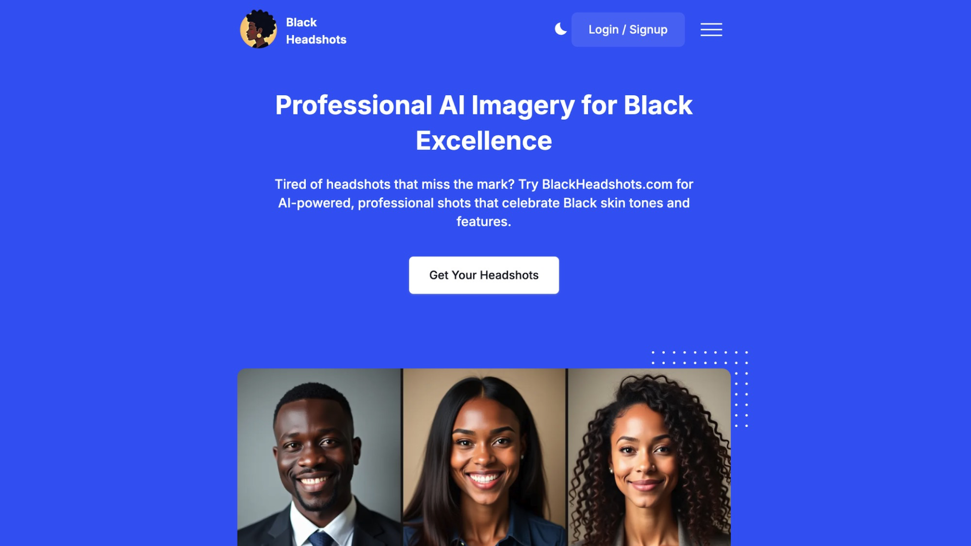 Black Headshots screenshot