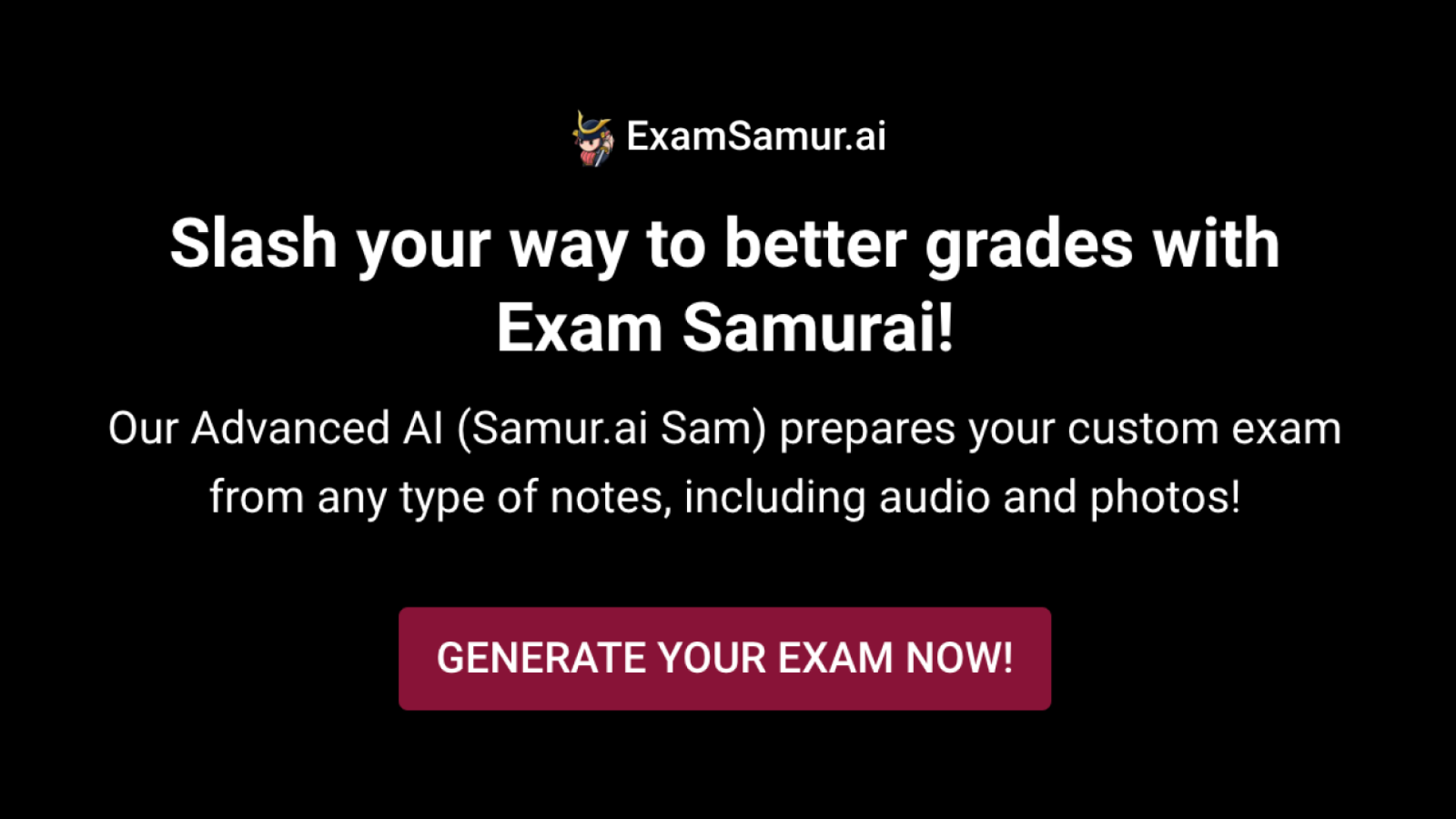 Exam Samurai screenshot