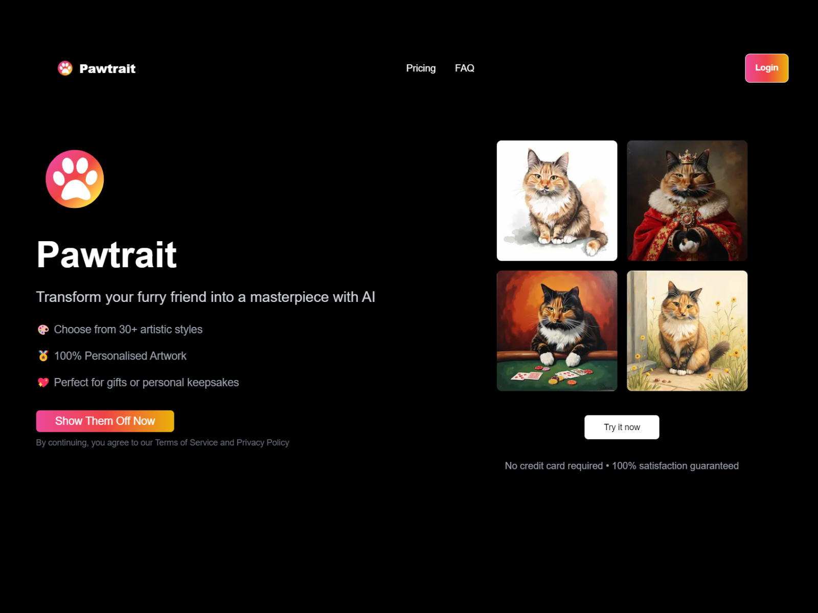 Pawtrait screenshot