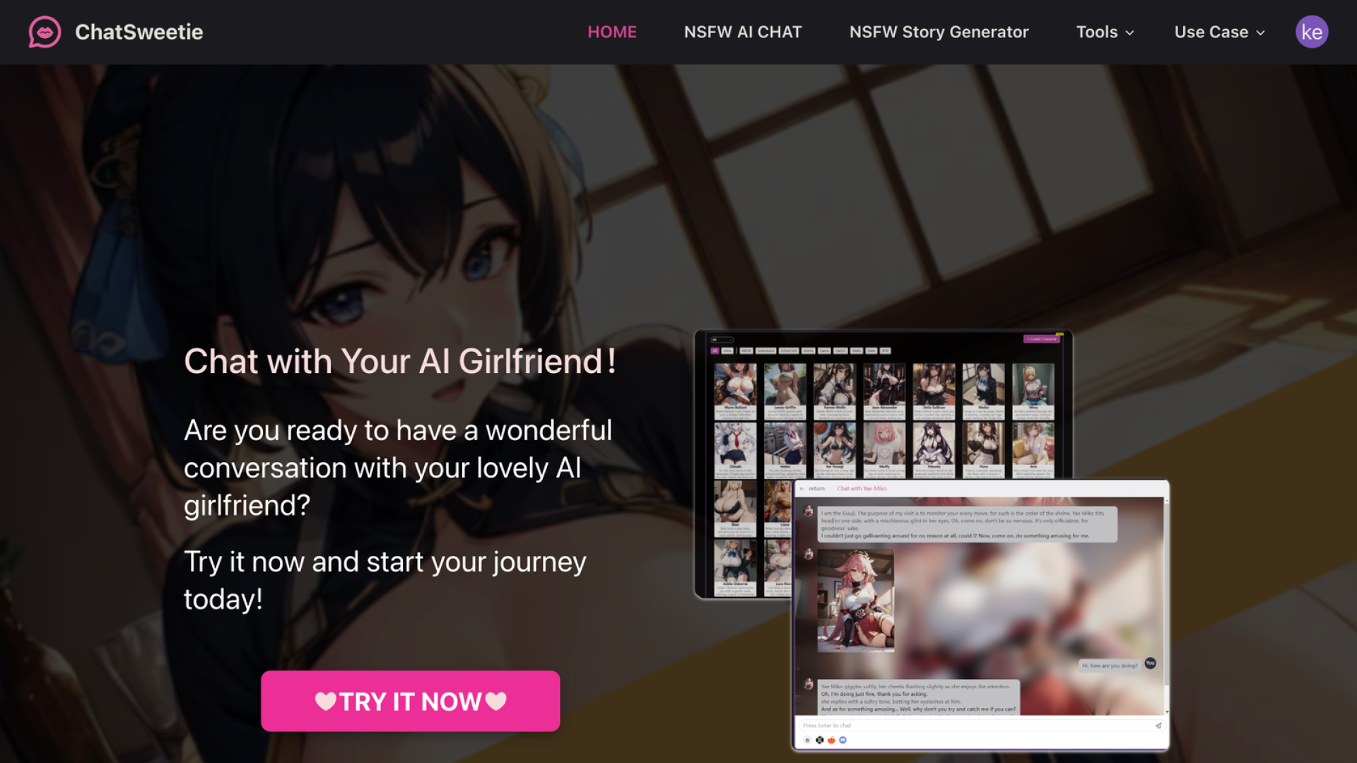 ChatSweetie screenshot