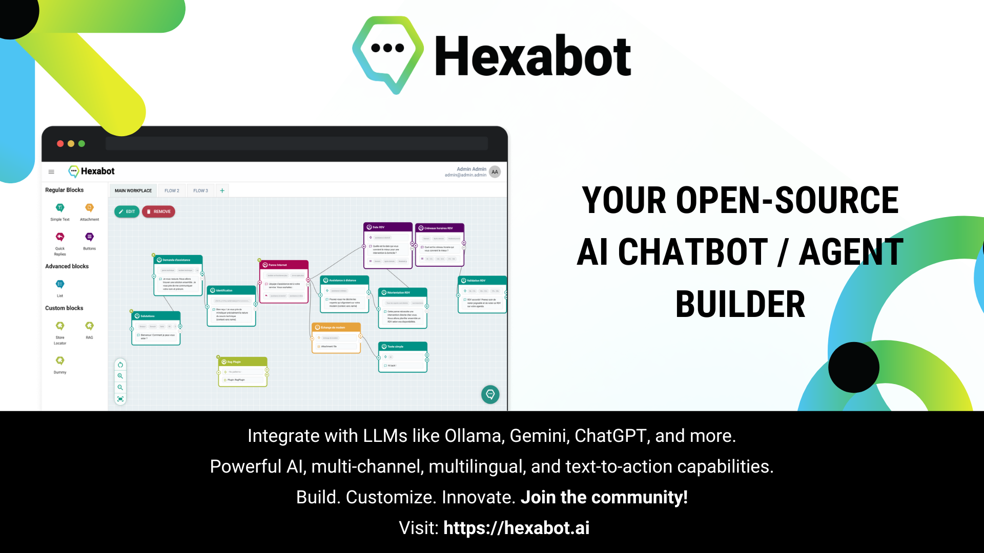 Hexabot screenshot