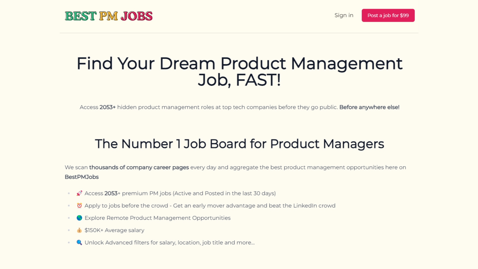 Best PM Jobs screenshot