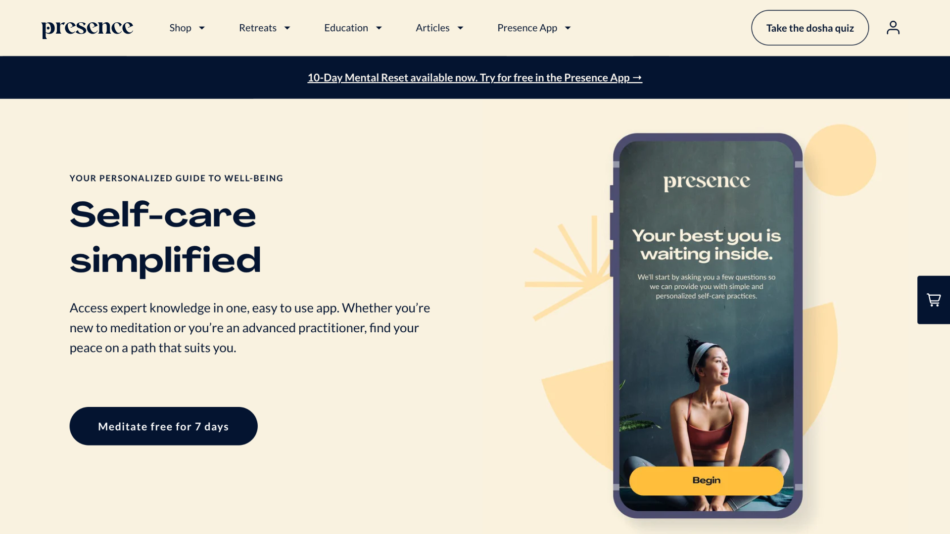 Presence screenshot