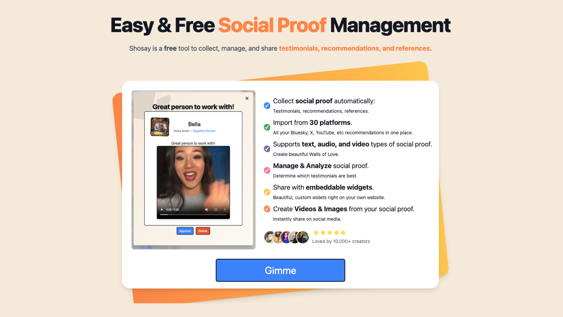 Shosay screenshot